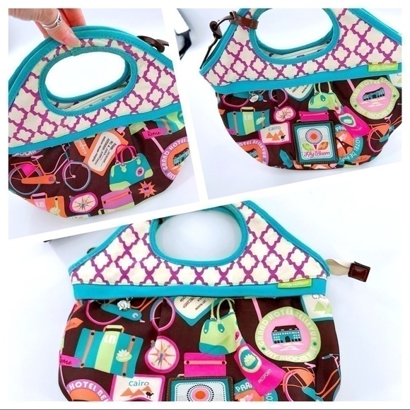 Lily Bloom Travel Tote Bag Small Hand Bag - Picture 1 of 13